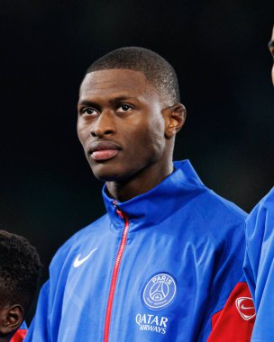 Nuno Mendes UEFA Şampiyonlar Ligi maçında Estadio Jose Alvalade 'de (Maciej Rogowski / Ball Raw Images) Sporting CP ve Paris Saint-Germain takımları arasında görüldü.)