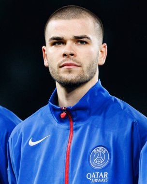 Lucas Chevalier, UEFA Şampiyonlar Ligi maçında Estadio Jose Alvalade 'de (Maciej Rogowski / Ball Raw Images) Sporting CP ve Paris Saint-Germain takımları arasında görüldü.)