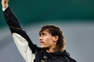 Ricardo Mangas, UEFA Şampiyonlar Ligi maçında Estadio Jose Alvalade 'de (Maciej Rogowski / Ball Raw Images) Sporting CP ve Paris Saint-Germain takımları arasında görüldü.)