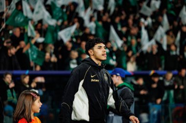 Joao Simoes, UEFA Şampiyonlar Ligi maçında Estadio Jose Alvalade 'de (Maciej Rogowski / Ball Raw Images) Sporting CP ve Paris Saint-Germain takımları arasında görüldü.)