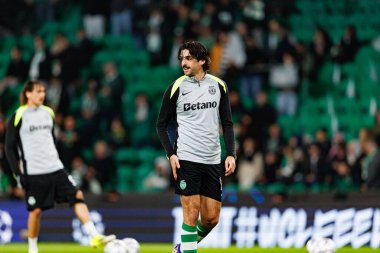 Francisco Trincao, UEFA Şampiyonlar Ligi maçında Estadio Jose Alvalade 'de (Maciej Rogowski / Ball Raw Images) Sporting CP ve Paris Saint-Germain takımları arasında görüldü.)