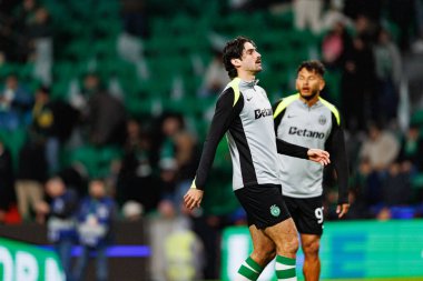Francisco Trincao, UEFA Şampiyonlar Ligi maçında Estadio Jose Alvalade 'de (Maciej Rogowski / Ball Raw Images) Sporting CP ve Paris Saint-Germain takımları arasında görüldü.)