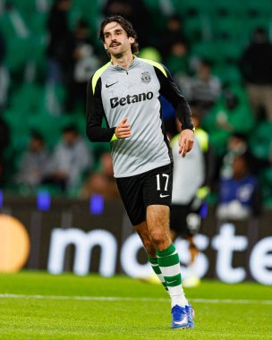 Francisco Trincao, UEFA Şampiyonlar Ligi maçında Estadio Jose Alvalade 'de (Maciej Rogowski / Ball Raw Images) Sporting CP ve Paris Saint-Germain takımları arasında görüldü.)