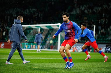 Warren Zaire- Emery UEFA Şampiyonlar Ligi maçında Estadio Jose Alvalade 'de (Maciej Rogowski / Ball Raw Images) Sporting CP ve Paris Saint-Germain takımları arasında görüldü.)