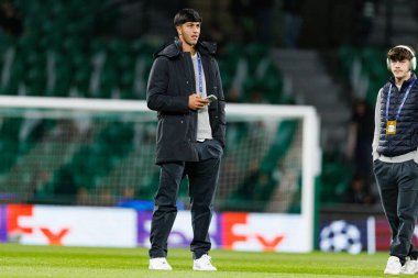 Eduardo Felicissimo UEFA Şampiyonlar Ligi maçında Estadio Jose Alvalade 'de (Maciej Rogowski / Ball Raw Images) Sporting CP ve Paris Saint-Germain takımları arasında görüldü.)