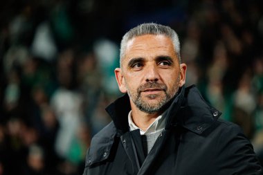 Rui Borges UEFA Şampiyonlar Ligi maçında Estadio Jose Alvalade 'de (Maciej Rogowski / Ball Raw Images) Sporting CP ve Paris Saint-Germain takımları arasında görüldü.)
