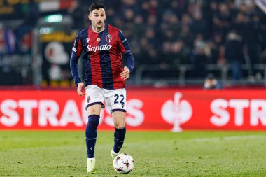 Riccardo Orsolini, Bologna FC ile Celtic FC (Maciej Rogowski / Ball Raw Images) arasındaki UEFA Avrupa Ligi faz maçında görüldü.)