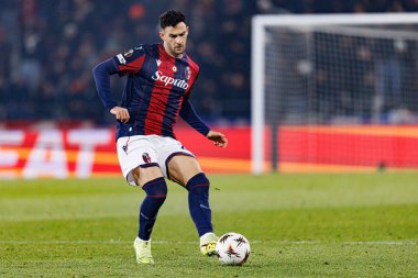 Riccardo Orsolini, Bologna FC ile Celtic FC (Maciej Rogowski / Ball Raw Images) arasındaki UEFA Avrupa Ligi faz maçında görüldü.)