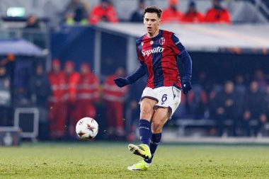 Nikola Moro, Bologna FC ile Celtic FC (Maciej Rogowski / Ball Raw Images) arasındaki UEFA Avrupa Ligi faz maçında görüldü.)