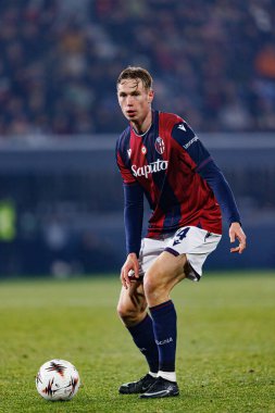 Torbjorn Heggem, Bologna FC ile Celtic FC (Maciej Rogowski / Ball Raw Images) arasındaki UEFA Avrupa Ligi faz maçında görüldü.)