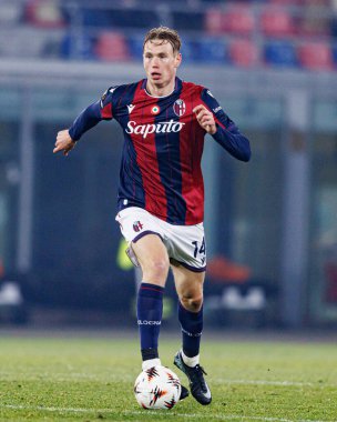 Torbjorn Heggem, Bologna FC ile Celtic FC (Maciej Rogowski / Ball Raw Images) arasındaki UEFA Avrupa Ligi faz maçında görüldü.)