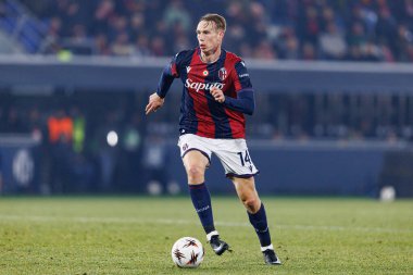 Torbjorn Heggem, Bologna FC ile Celtic FC (Maciej Rogowski / Ball Raw Images) arasındaki UEFA Avrupa Ligi faz maçında görüldü.)