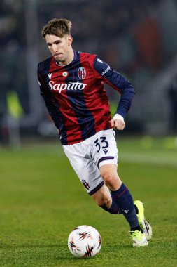 Juan Miranda, Bologna FC ve Celtic FC (Maciej Rogowski / Ball Raw Images) arasında oynanan UEFA Avrupa Ligi faz maçında görüldü.)