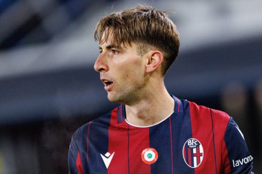 Juan Miranda, Bologna FC ve Celtic FC (Maciej Rogowski / Ball Raw Images) arasında oynanan UEFA Avrupa Ligi faz maçında görüldü.)