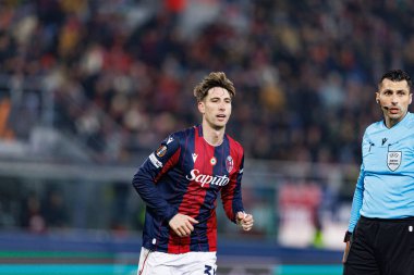 Juan Miranda, Bologna FC ve Celtic FC (Maciej Rogowski / Ball Raw Images) arasında oynanan UEFA Avrupa Ligi faz maçında görüldü.)