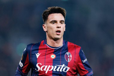 Nikola Moro, Bologna FC ile Celtic FC (Maciej Rogowski / Ball Raw Images) arasındaki UEFA Avrupa Ligi faz maçında görüldü.)