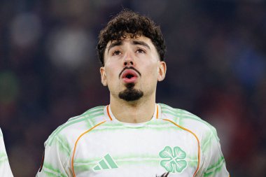 Sebastian Tounekti, UEFA Avrupa Ligi FC ile Celtic FC (Maciej Rogowski / Ball Raw Images) arasındaki faz maçında görüldü.)
