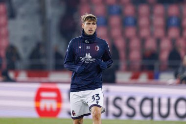 Juan Miranda, Bologna FC ve Celtic FC (Maciej Rogowski / Ball Raw Images) arasında oynanan UEFA Avrupa Ligi faz maçında görüldü.)