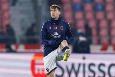 Juan Miranda, Bologna FC ve Celtic FC (Maciej Rogowski / Ball Raw Images) arasında oynanan UEFA Avrupa Ligi faz maçında görüldü.)
