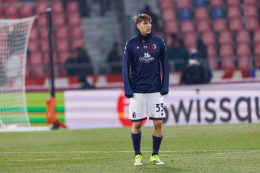 Juan Miranda, Bologna FC ve Celtic FC (Maciej Rogowski / Ball Raw Images) arasında oynanan UEFA Avrupa Ligi faz maçında görüldü.)