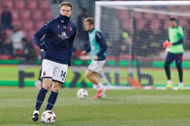 Torbjorn Heggem, Bologna FC ile Celtic FC (Maciej Rogowski / Ball Raw Images) arasındaki UEFA Avrupa Ligi faz maçında görüldü.)