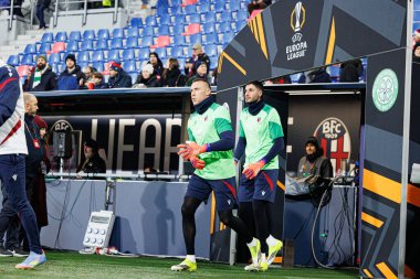 Lukasz Skorupski, Bologna FC ile Celtic FC (Maciej Rogowski / Ball Raw Images) arasındaki UEFA Avrupa Ligi faz maçında görüldü.)