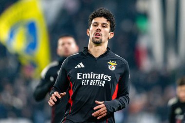 Tomas Araujo, Juventus FC ve SL Benfica (Maciej Rogowski / Ball Raw Images) arasındaki Şampiyonlar Ligi faz maçında görüldü.)