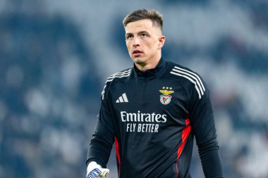 Anatoliy Trubin, Juventus FC ve SL Benfica (Maciej Rogowski / Ball Raw Images) arasındaki Şampiyonlar Ligi faz maçında görüldü.)