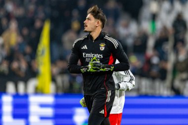 Diogo Ferreira, Juventus FC ve SL Benfica (Maciej Rogowski / Ball Raw Images) arasındaki Şampiyonlar Ligi faz maçında görüldü.)