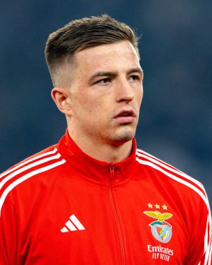 Anatoliy Trubin, Juventus FC ve SL Benfica (Maciej Rogowski / Ball Raw Images) arasındaki Şampiyonlar Ligi faz maçında görüldü.)