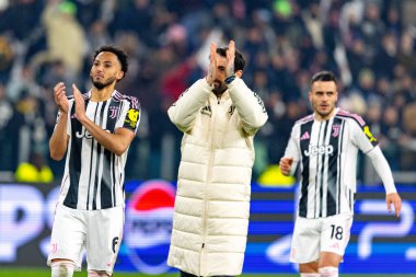 Lloyd Kelly, Juventus FC ve SL Benfica (Maciej Rogowski / Ball Raw Images) arasındaki Şampiyonlar Ligi faz maçında görüldü)