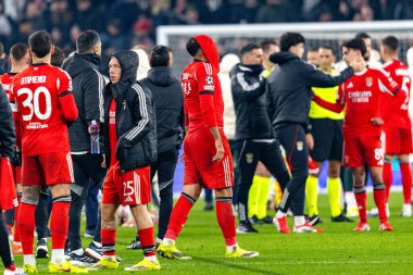 Vangelis Pavlidis, Juventus FC ve SL Benfica (Maciej Rogowski / Ball Raw Images) arasındaki Şampiyonlar Ligi faz maçında görüldü.)