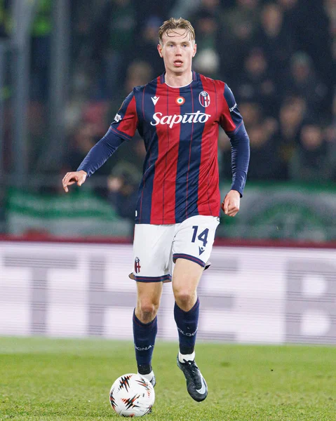 Torbjorn Heggem, Bologna FC ile Celtic FC (Maciej Rogowski / Ball Raw Images) arasındaki UEFA Avrupa Ligi faz maçında görüldü.)