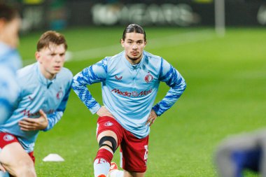 Anis Hacı Moussa, Real Betis Balompie ve Feyenoord Rotterdam (Maciej Rogowski / Ball Raw Images) takımları arasında oynanan UEFA Avrupa Ligi maçında görüldü.)