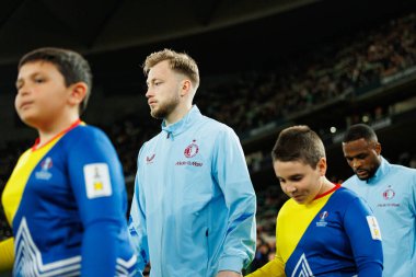Casper Tengstedt UEFA Avrupa Ligi maçında Real Betis Balompie ve Feyenoord Rotterdam (Maciej Rogowski / Ball Raw Images) takımları arasında görüldü.)