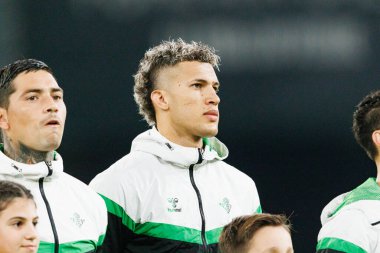 Abdessamad Ezzalzouli UEFA Avrupa Ligi maçında Real Betis Balompie ve Feyenoord Rotterdam (Maciej Rogowski / Ball Raw Images) takımları arasında görüldü.)