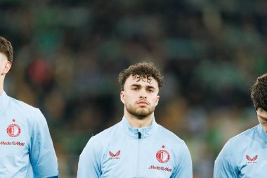 UEFA Avrupa Ligi maçında Real Betis Balompie ve Feyenoord Rotterdam (Maciej Rogowski / Ball Raw Images) takımları arasında görülen Aymen Sliti)