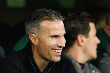 Robin Van Persie, Real Betis Balompie ve Feyenoord Rotterdam (Maciej Rogowski / Ball Raw Images) takımları arasında oynanan UEFA Avrupa Ligi maçında görüldü)