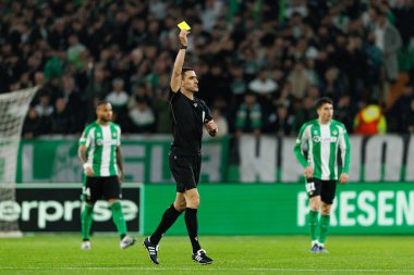 Nikoa Dabanoviç UEFA Avrupa Ligi maçında Real Betis Balompie ve Feyenoord Rotterdam (Maciej Rogowski / Ball Raw Images) takımları arasında görüldü.)