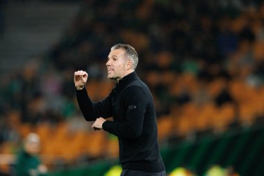 Robin Van Persie, Real Betis Balompie ve Feyenoord Rotterdam (Maciej Rogowski / Ball Raw Images) takımları arasında oynanan UEFA Avrupa Ligi maçında görüldü)