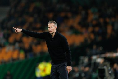 Robin Van Persie, Real Betis Balompie ve Feyenoord Rotterdam (Maciej Rogowski / Ball Raw Images) takımları arasında oynanan UEFA Avrupa Ligi maçında görüldü)