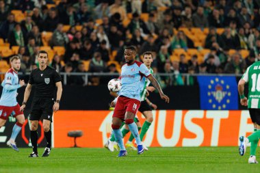 Jordan Lotomba, Real Betis Balompie ve Feyenoord Rotterdam (Maciej Rogowski / Ball Raw Images) takımları arasında oynanan UEFA Avrupa Ligi maçında görüldü.)