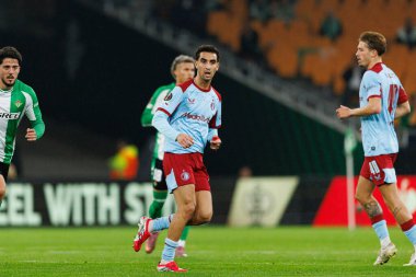 UEFA Avrupa Ligi maçında Real Betis Balompie ve Feyenoord Rotterdam (Maciej Rogowski / Ball Raw Images) takımları arasında görülen Oussama Targhalline)
