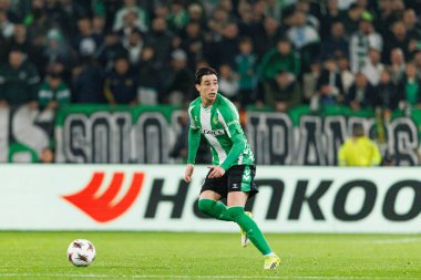 Valentin Gomez, Real Betis Balompie ve Feyenoord Rotterdam (Maciej Rogowski / Ball Raw Images) takımları arasında oynanan UEFA Avrupa Ligi maçında görüldü.)