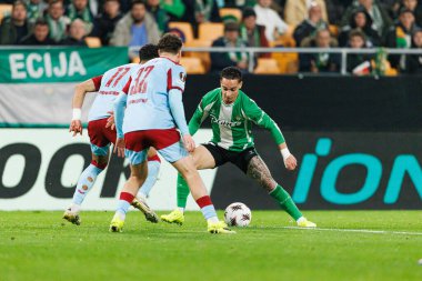 UEFA Avrupa Ligi maçında Real Betis Balompie ve Feyenoord Rotterdam (Maciej Rogowski / Ball Raw Images) takımları arasında görüldü.)