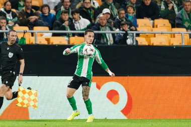 UEFA Avrupa Ligi maçında Real Betis Balompie ve Feyenoord Rotterdam (Maciej Rogowski / Ball Raw Images) takımları arasında görüldü.)