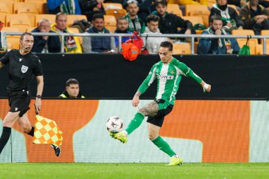 UEFA Avrupa Ligi maçında Real Betis Balompie ve Feyenoord Rotterdam (Maciej Rogowski / Ball Raw Images) takımları arasında görüldü.)