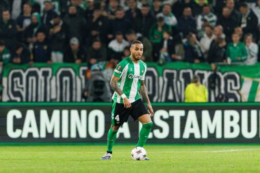 Natan, Real Betis Balompie ve Feyenoord Rotterdam (Maciej Rogowski / Ball Raw Images) takımları arasında oynanan Avrupa Ligi maçında görüldü.)