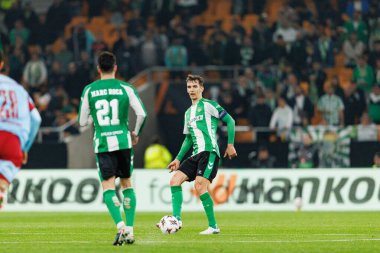 Diego Llorente, Real Betis Balompie ve Feyenoord Rotterdam (Maciej Rogowski / Ball Raw Images) takımları arasında oynanan UEFA Avrupa Ligi maçında görüldü.)