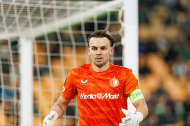 Timon Wellenreuther, Real Betis Balompie ve Feyenoord Rotterdam (Maciej Rogowski / Ball Raw Images) takımları arasında oynanan UEFA Avrupa Ligi maçında görüldü.)